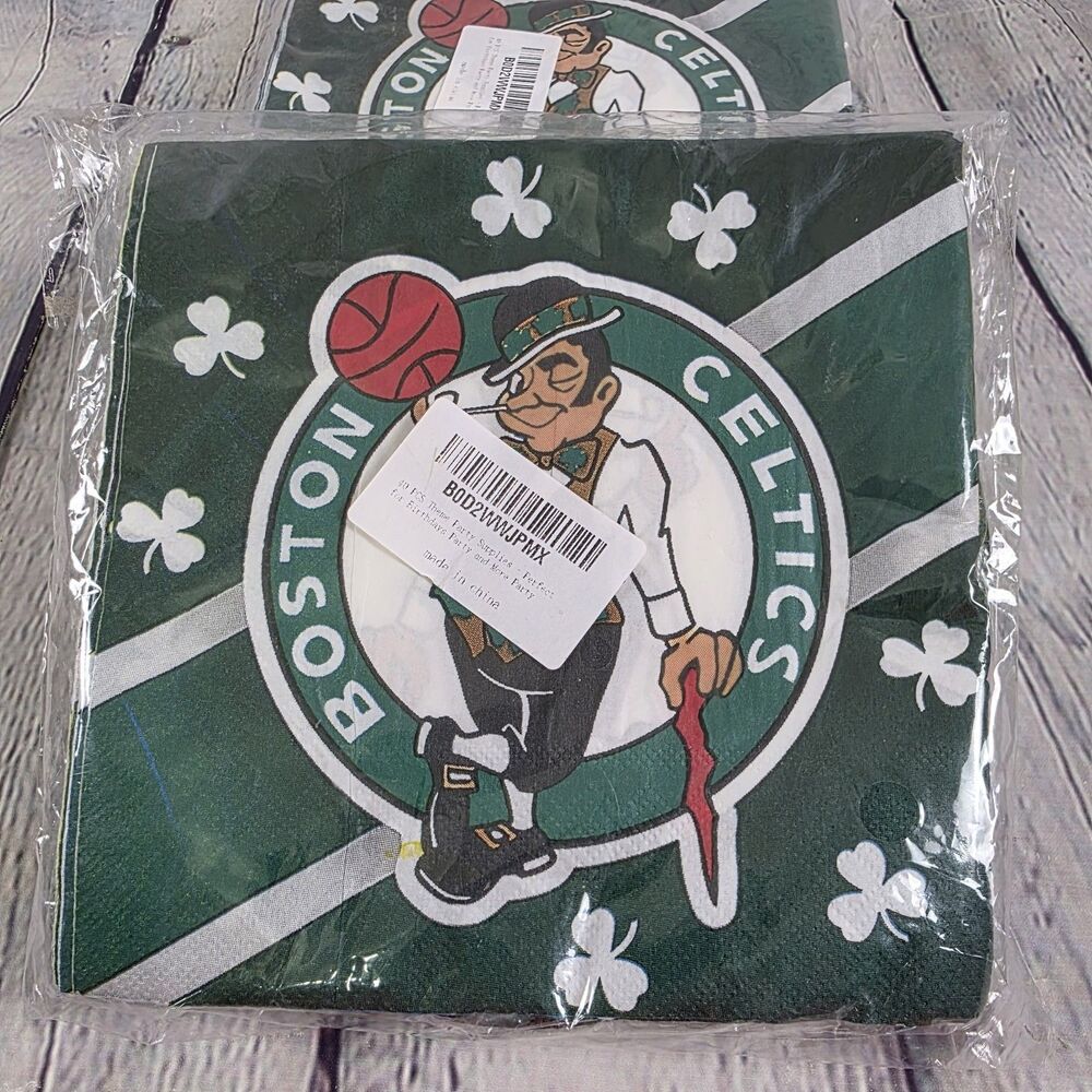 NBA Boston Celtic Sports Party Supplies 80 Piece Lot
